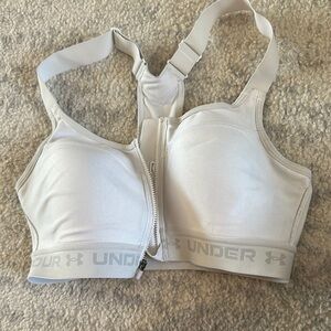 Under Armour White Sports Bra